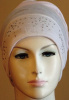 white Beaded  Hijab underscarf 77